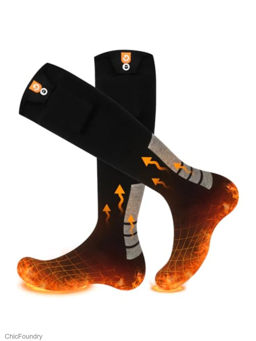 Rechargeable Heated Socks 4 Heating Levels 5000mAh Thermal Winter Warm